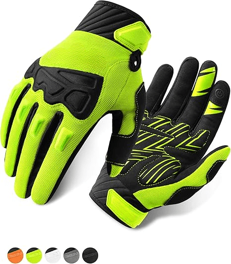 Mountain Bike Gloves for Men Knuckle Guard Padded Men's Cycling Gloves Breathable for MTB Motocross Racing Dirtbike - Zetra Shop