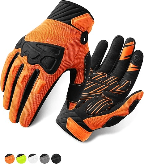 Mountain Bike Gloves for Men Knuckle Guard Padded Men's Cycling Gloves Breathable for MTB Motocross Racing Dirtbike - Zetra Shop