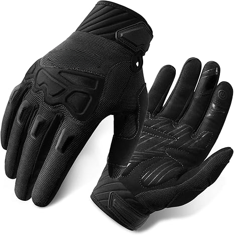 Mountain Bike Gloves for Men Knuckle Guard Padded Men's Cycling Gloves Breathable for MTB Motocross Racing Dirtbike - Zetra Shop