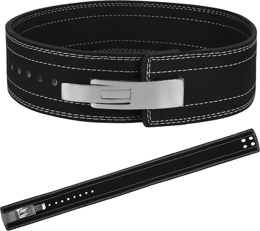 Powerlifting Belts Lever Belt For Men and Women 10mm IPF Thick Leather Weight Lifting Belt Ideal for Gym Belts Training Weightlifting and Bodybuilding Squats and Deadlifts - Zetra Shop