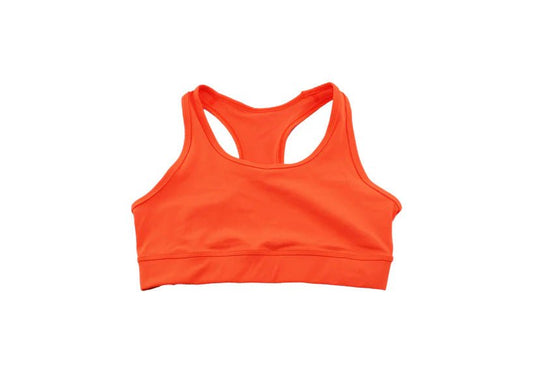 Custom Neon Orange Premium Sports Bra - Zetra Shop