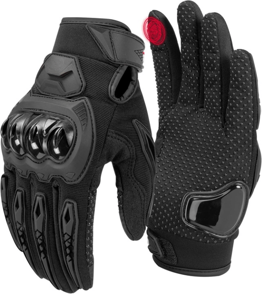 Motorcycle Gloves for Men/Women, Touchscreen Dirt Bike Gloves with Shell, Anti - Slip for Motorbike, Riding, Racing, Cycling, Dirt Bike, ATV, UTV, Motocross, BMX, Hiking - Zetra Shop