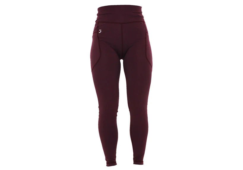 Plum Premium Sports Leggings with Pockets - Zetra Shop