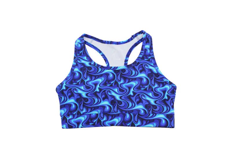 Custom Blue Lagoon Sports Bra - Zetra Shop